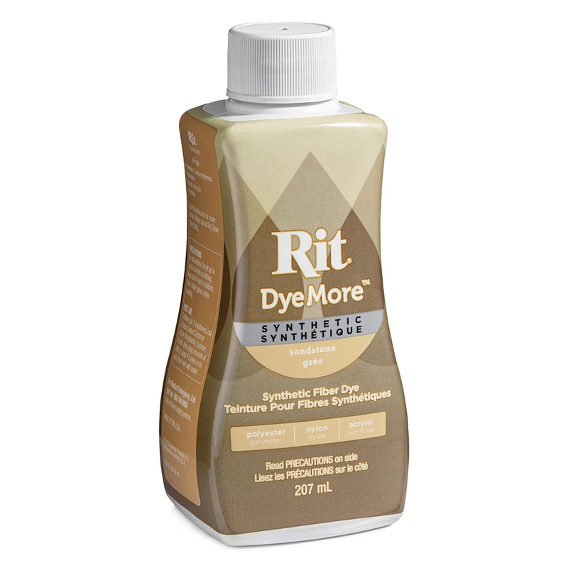 Rit DyeMore – Teinture pour tissus synthétiques | Sable | 207 ml (7 oz)