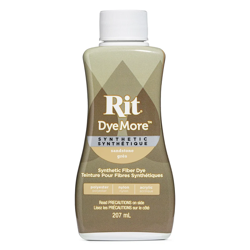 Rit DyeMore – Teinture pour tissus synthétiques | Sable | 207 ml (7 oz)