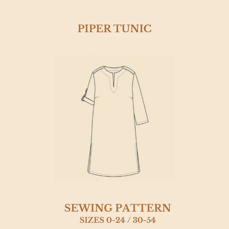 Patron de couture PDF | Tunique Piper | Wardrobe by Me
