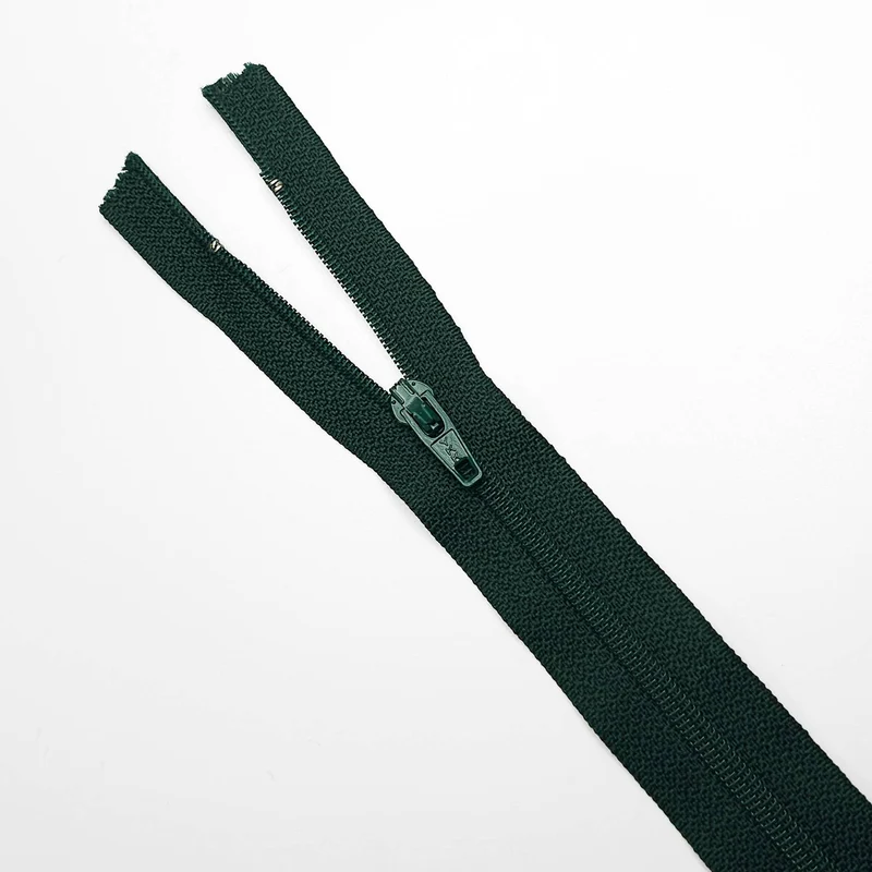 YKK | Fermeture éclair À Bout Fermé | Spirale | Vert | #2 | 6 3/4'' - 17 cm | SS274 - SS294