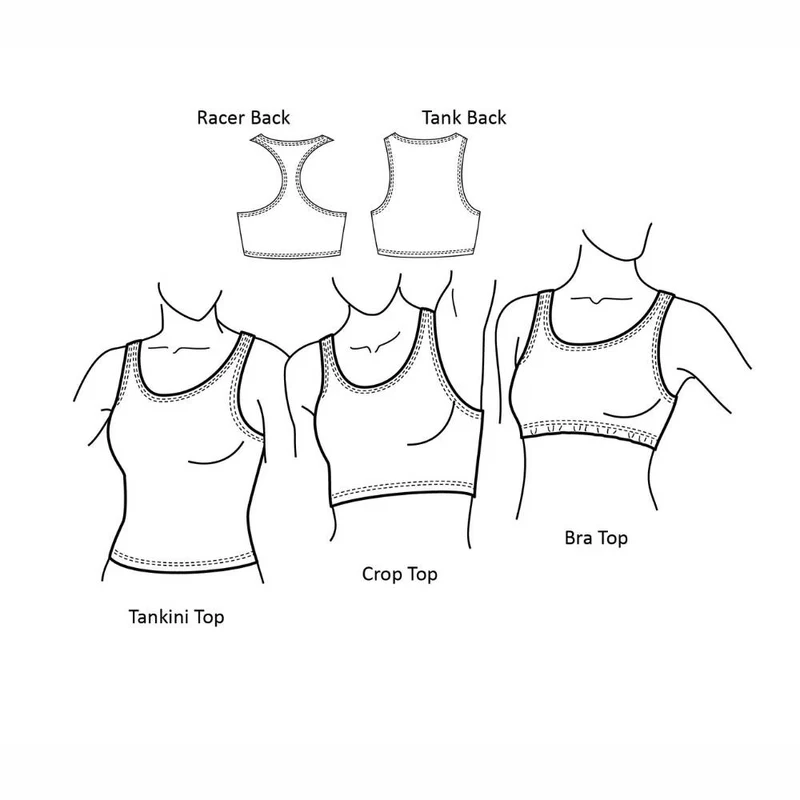 PATRON DE COUTURE PDF | Haut thermique Mt Saint Helens (femme) | The Green Pepper