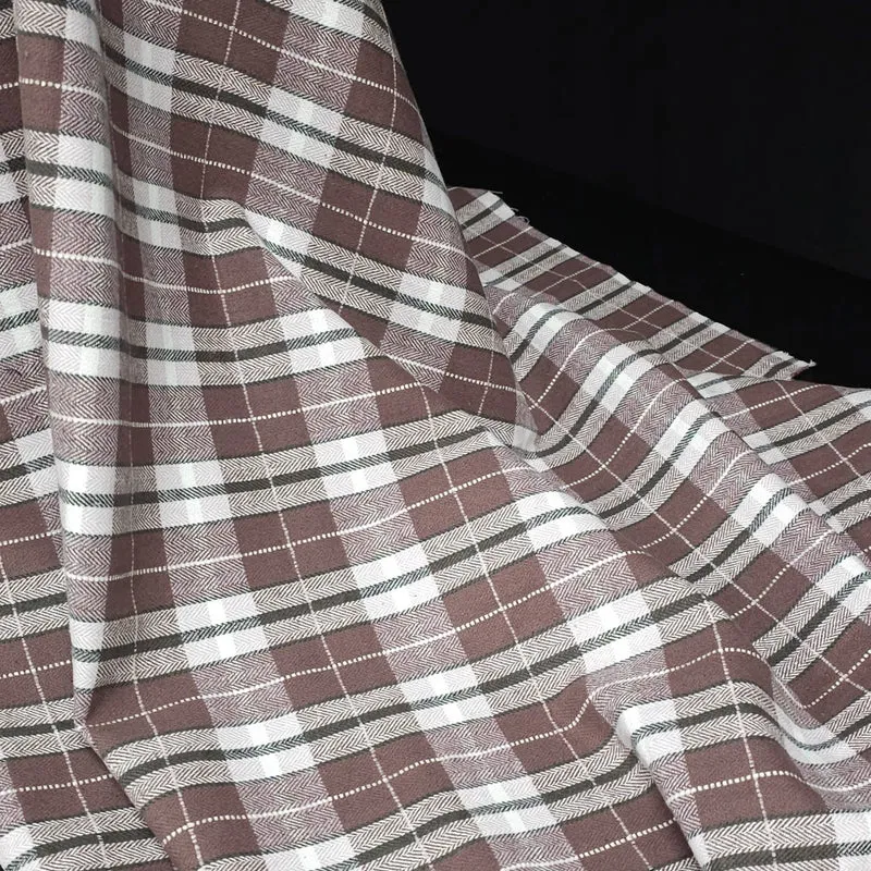 Flanelle de coton haut de gamme | Carreaux tissés teints