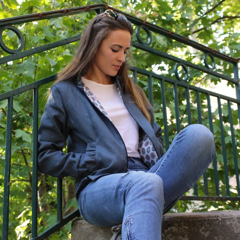 Patron de couture PDF | Veste Nelly | Cha’Coud | FRANÇAIS SEULEMENT