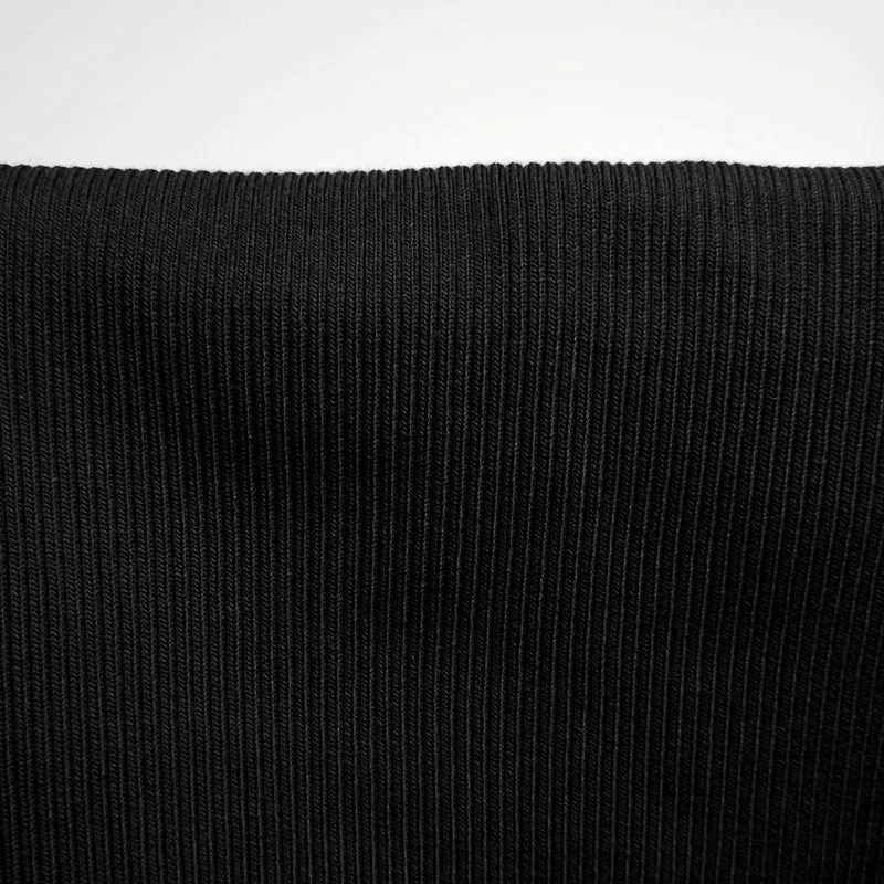 Bord-côte pour manteau Canada Goose Deadstock – Côte 2×2 | Noir