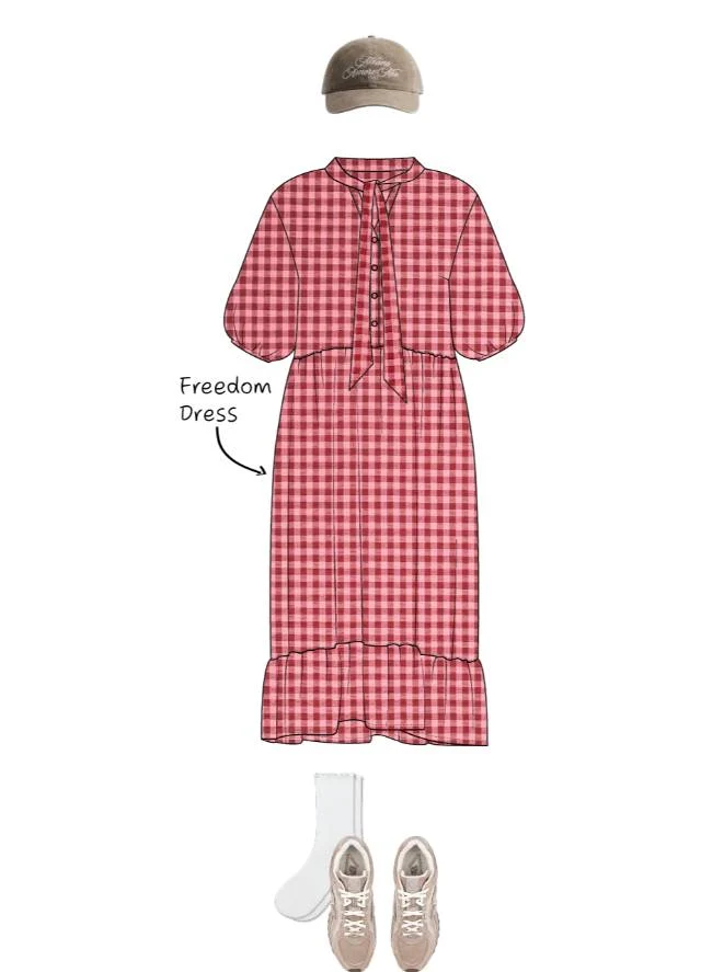 Patron de couture PDF | Robe Freedom | Wardrobe by Me