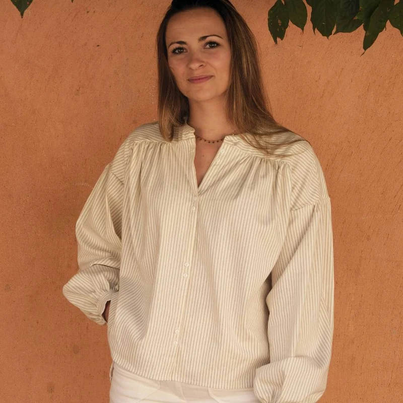 Patron de couture PDF | Chemise Augustine | Cha'Coud | Français Seulement