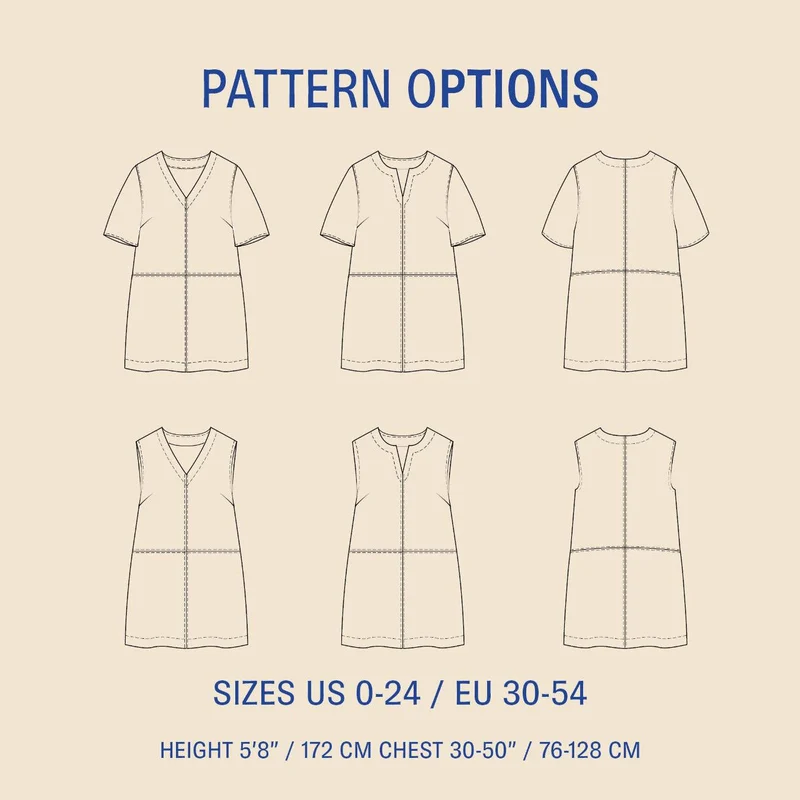 PATRON DE COUTURE PDF | Robe City | Wardrobe by Me