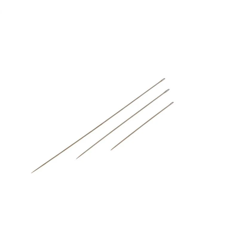 BOHIN | Aiguilles pour fabrication de poupées | Aiguilles à coudre extra-longues | Lot de 3