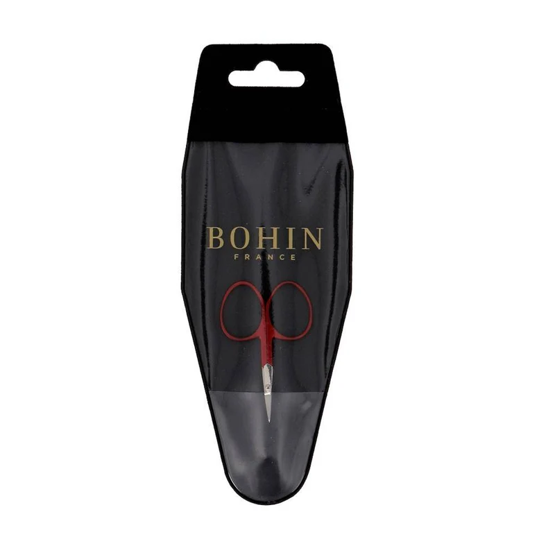 BOHIN | Mini ciseaux de broderie | Rouge Soft Touch 2¼”