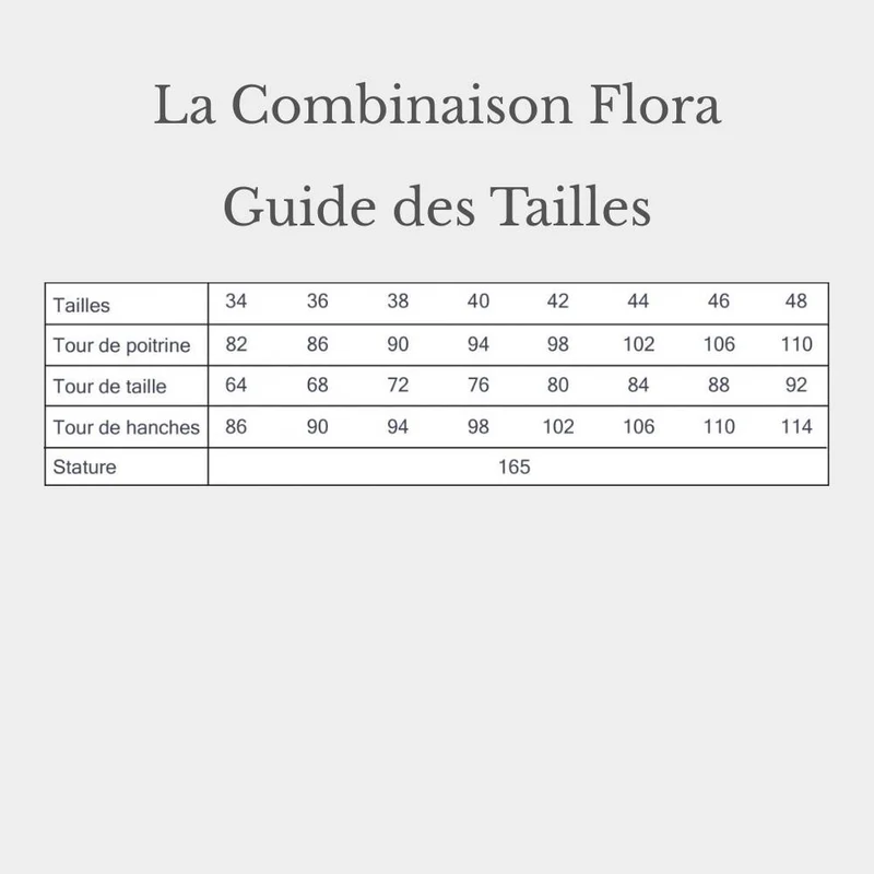 Patron de couture PDF | La Combinaison Flora | Cha'coud | Français Uniquement