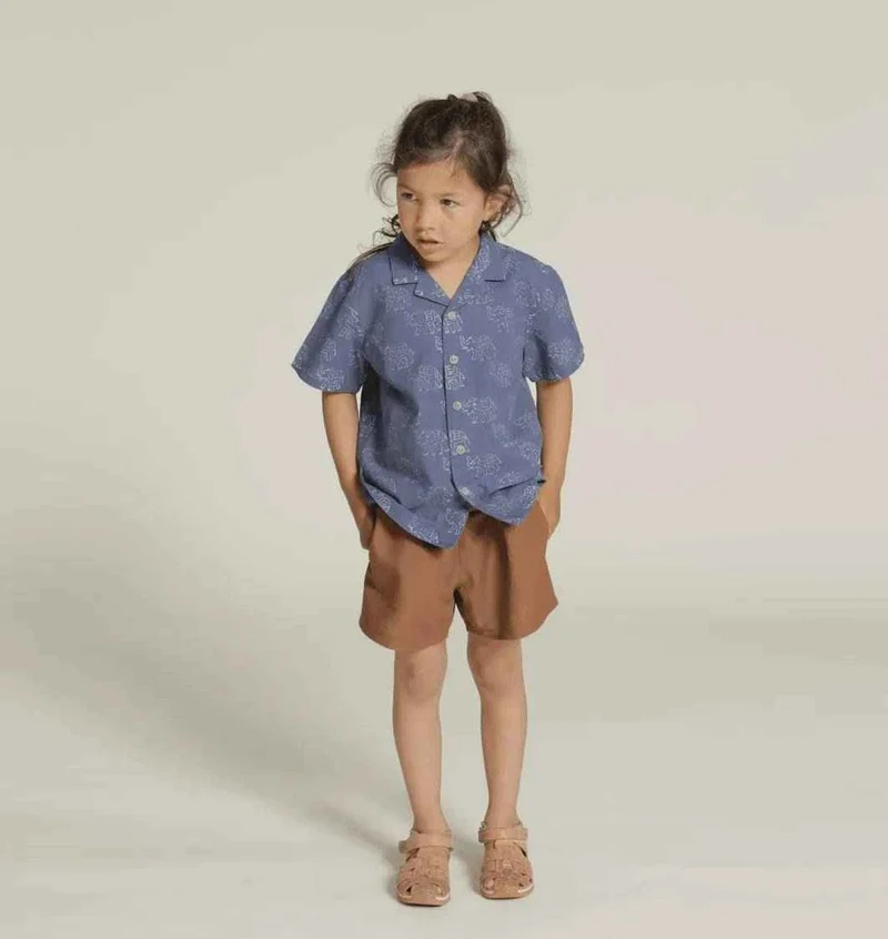 Patron de couture PDF | Chemise tropicale enfant | Wardrobe by Me