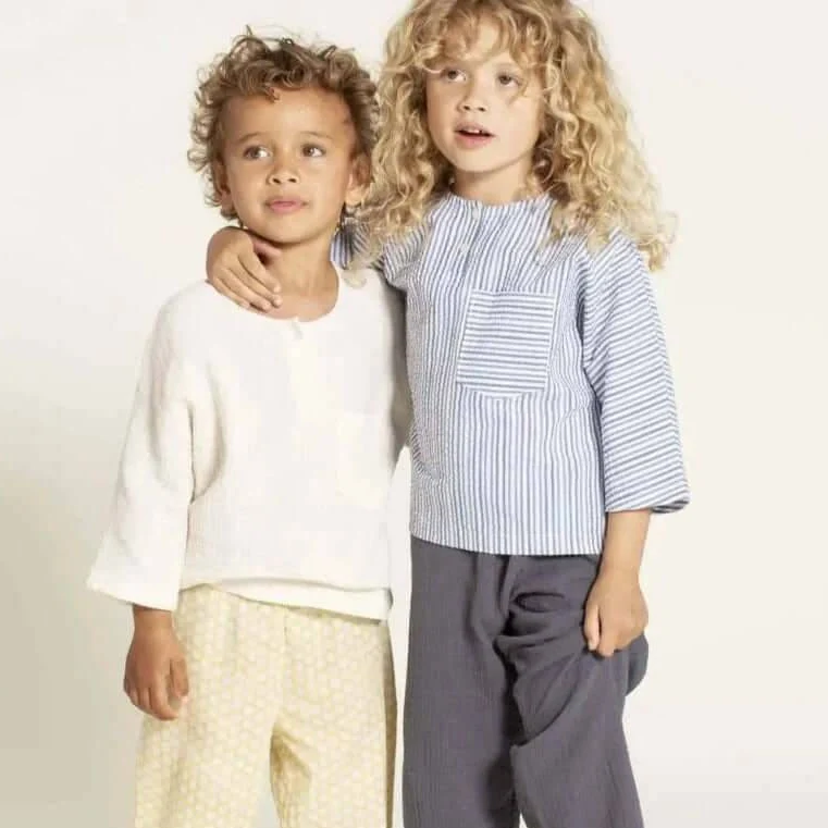 Patron de couture PDF | Chemise Una pour enfant | Wardrobe by Me