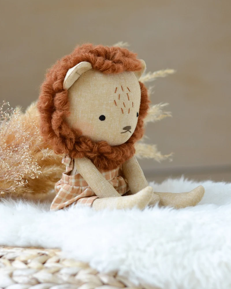 Patron de couture PDF | Peluche Ours, Lion, Panda | Mes Petites Lunes