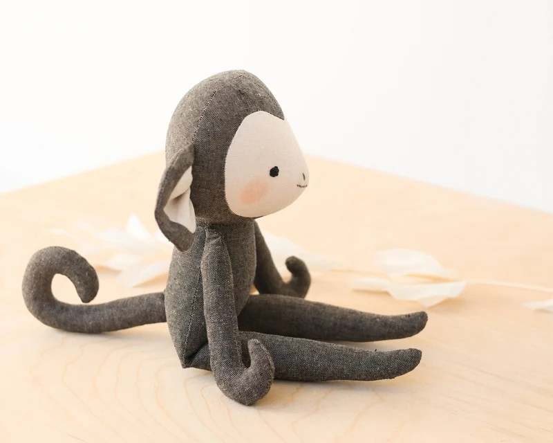 Patron de couture PDF | Peluche Singe | Mes Petites Lunes