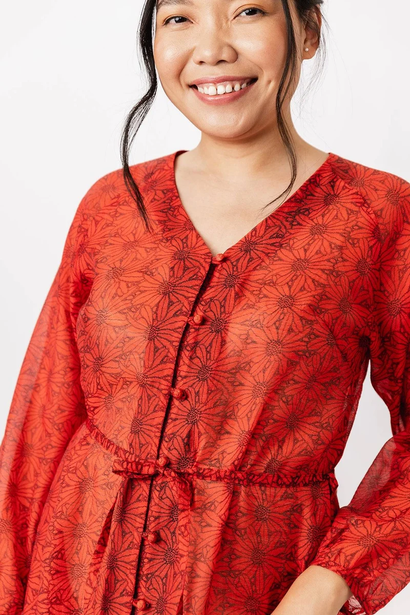 Patron de couture PDF | Tunique et robe Maite à manches raglan | Named Clothing