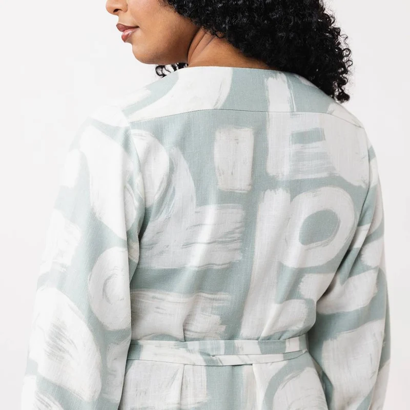 Patron de couture PDF | Robe Portefeuille Hali | Named Clothing