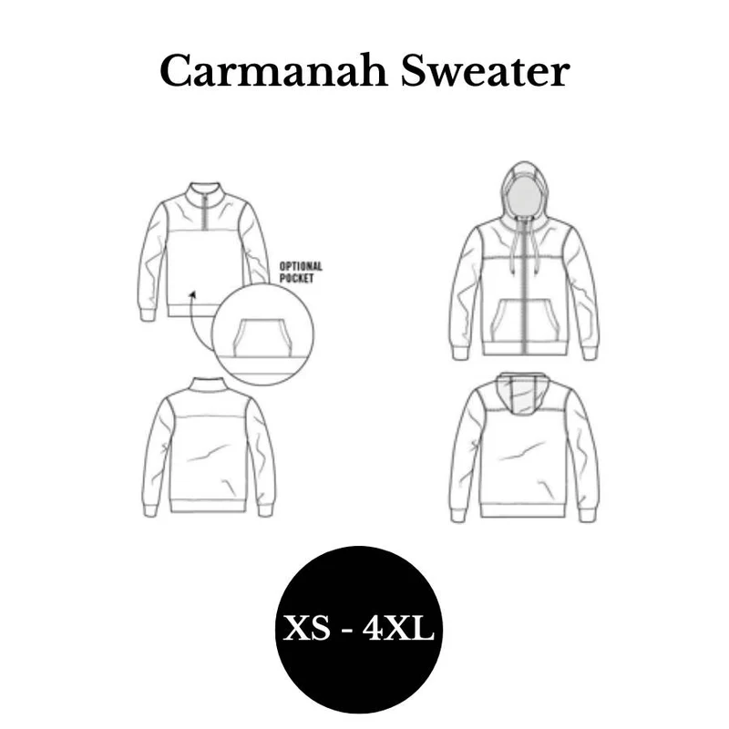 Patron de couture PDF | Pull Carmanah | Thread Theory
