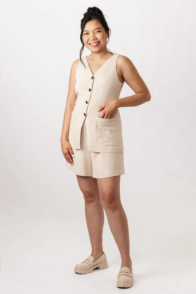Patron de couture PDF | Robe Boutonnée et Veste Asteri | Named Clothing