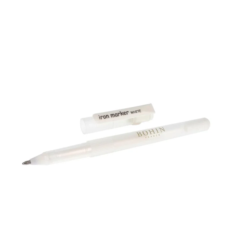BOHIN | Stylo Effaçable au Fer | Blanc