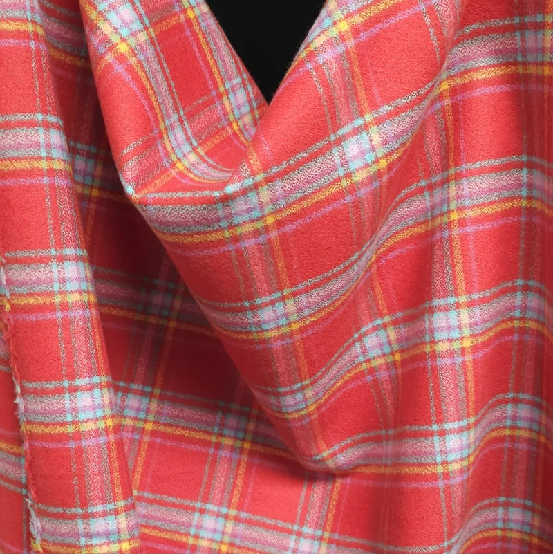 Flanelle Organique Mammoth Junior | Fraise | Robert Kaufman