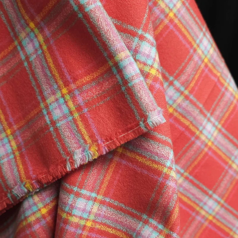 Flanelle Organique Mammoth Junior | Fraise | Robert Kaufman