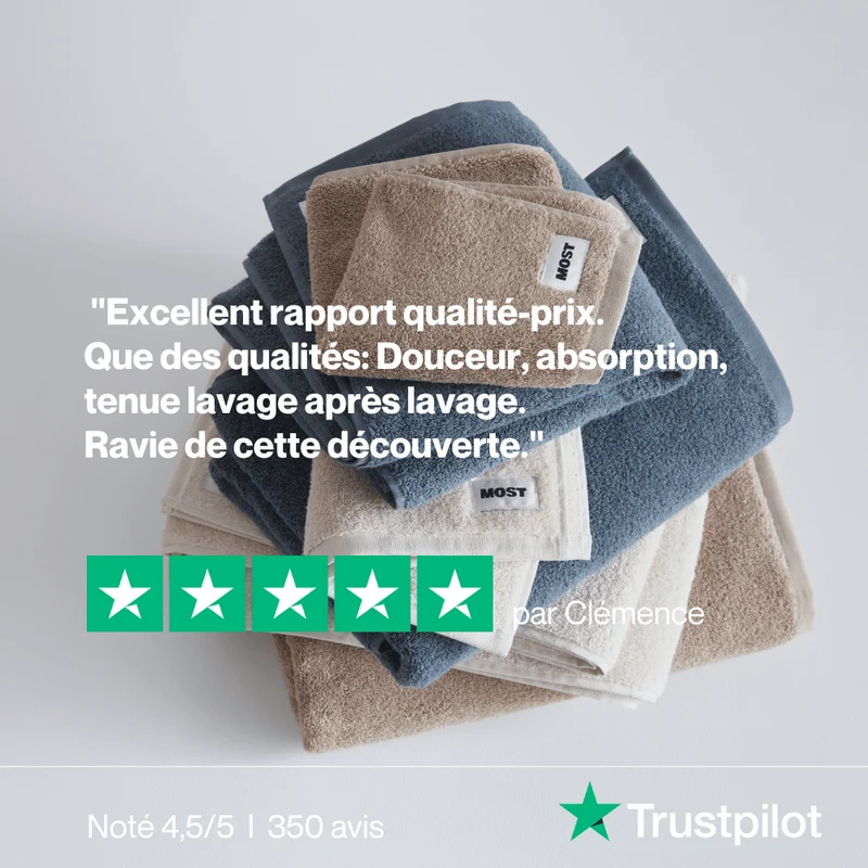 Serviette de bain • Beige Sable