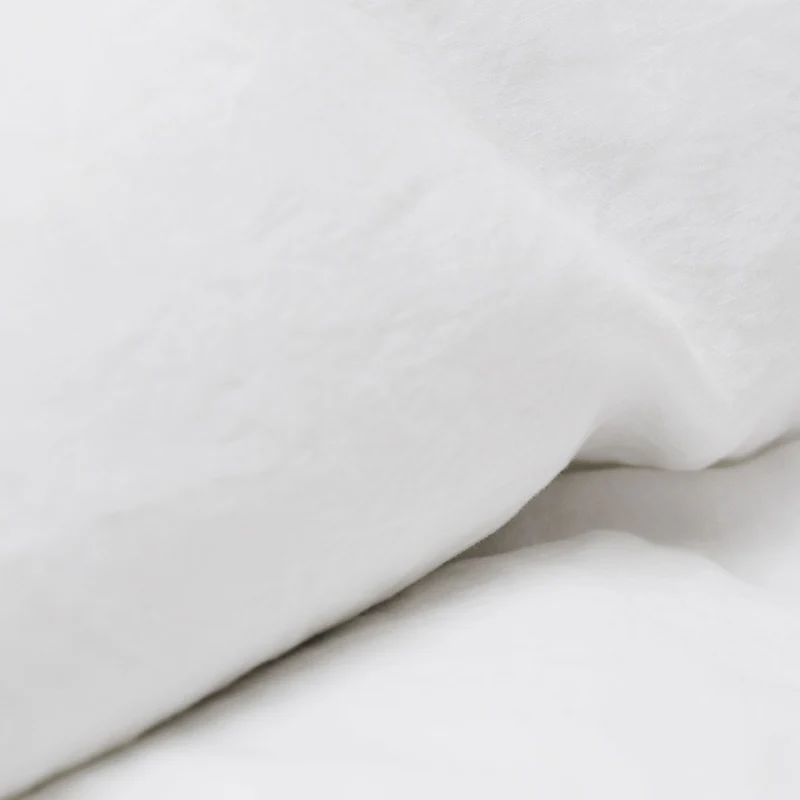 Parure de lit en lin lavé 190g/m² • Blanc