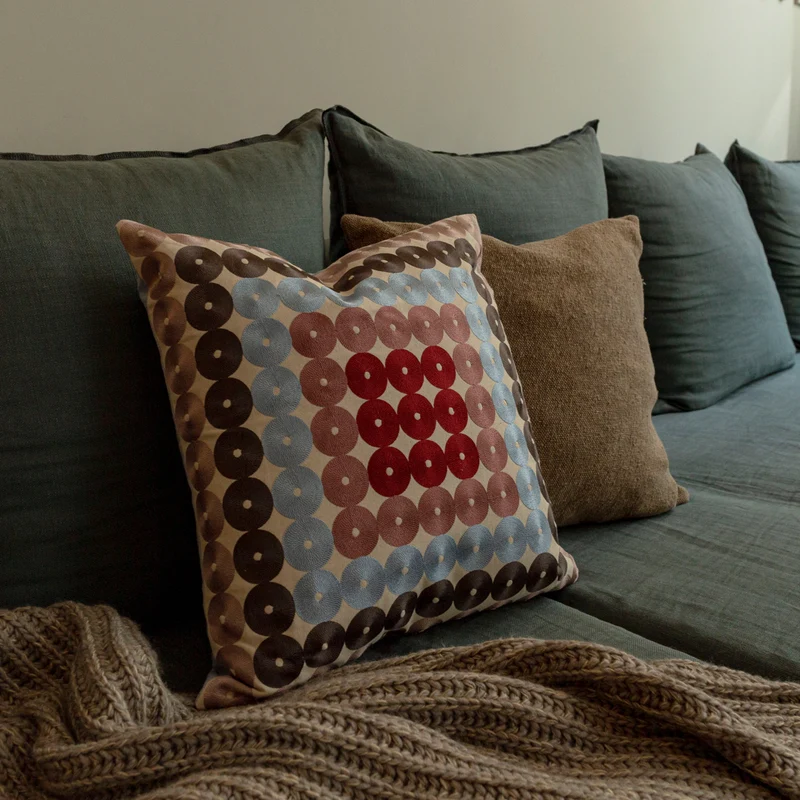 Taie décorative Violet - Maroko