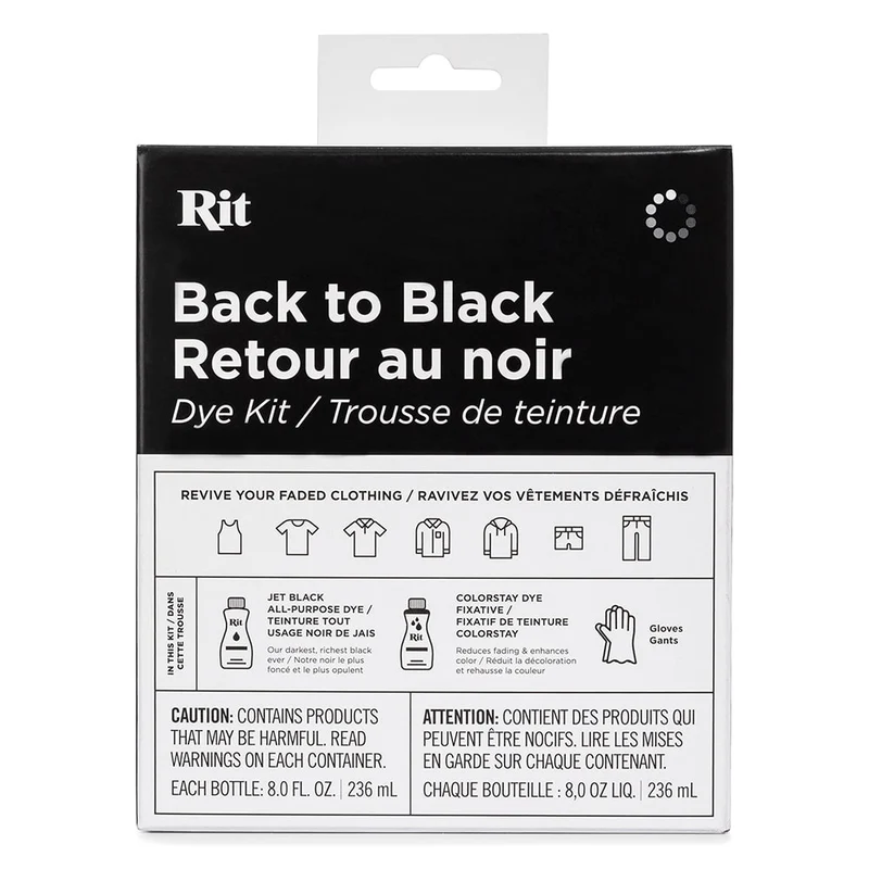 Kit de teinture Rit Back to Black