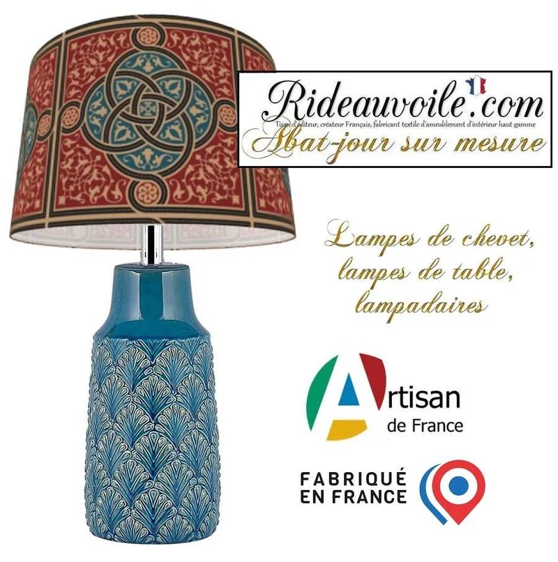 Suspension luminaire abat-jour sur mesure design Ethnique Oriental Asie Maghreb