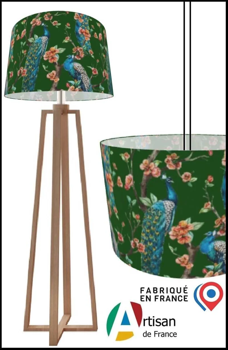 Conception d'abat-jours haut de gamme Création confection & suspension Abat-Jouriste