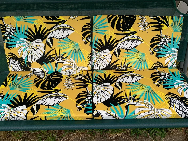 Yellow Tropical Palm Leaves