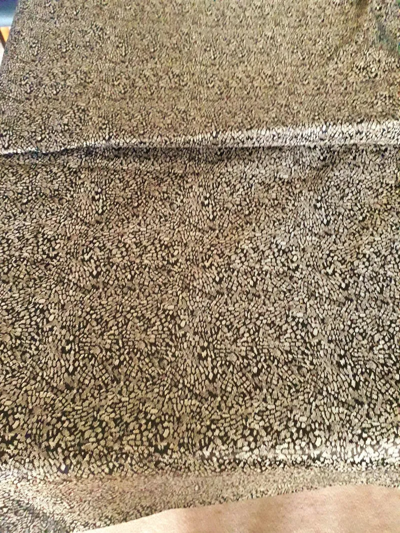 Luxury Gold Metalized Outdoor Fabric