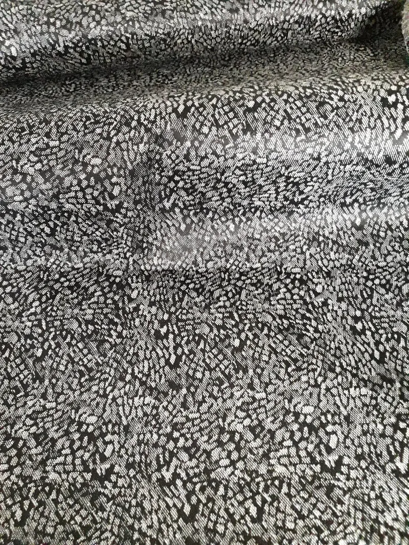 Luxury Silver Metalized Outdoor Fabric