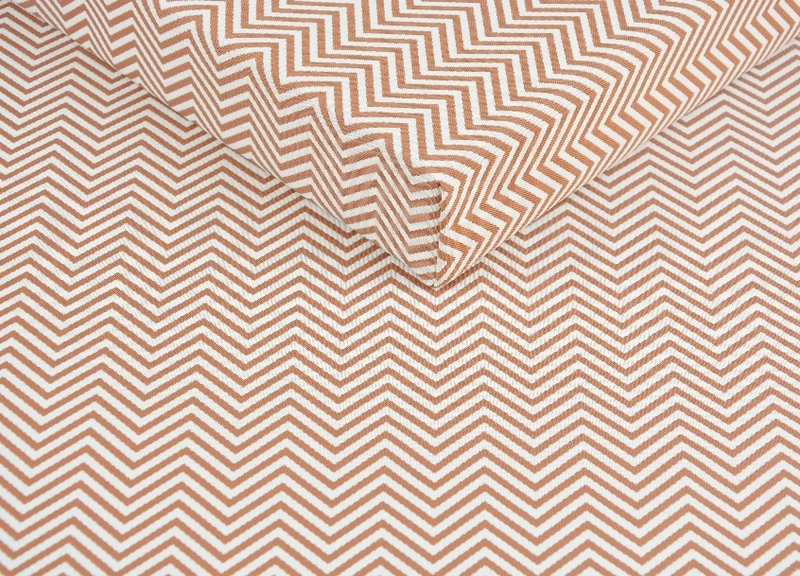 Herringbone Outdoor Waterproof Garden Fabric for garden cushions, matresses, matts - 6 colours to choose