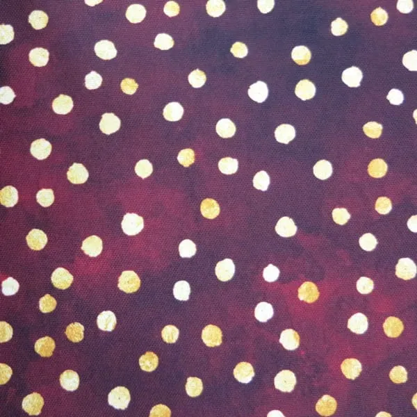 Gold Dots Purple