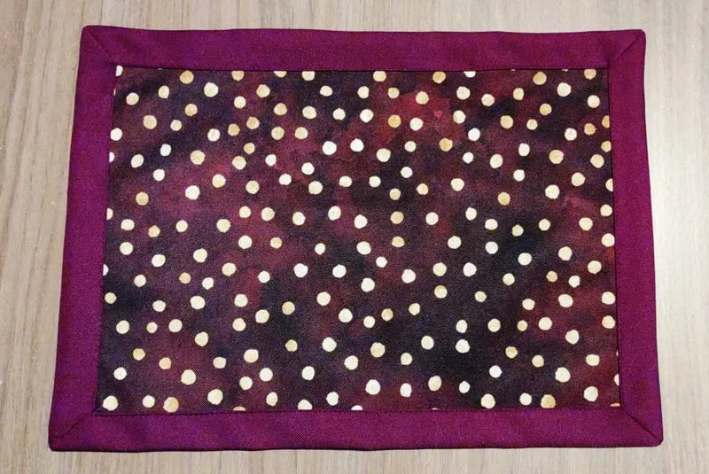 Gold Dots Purple