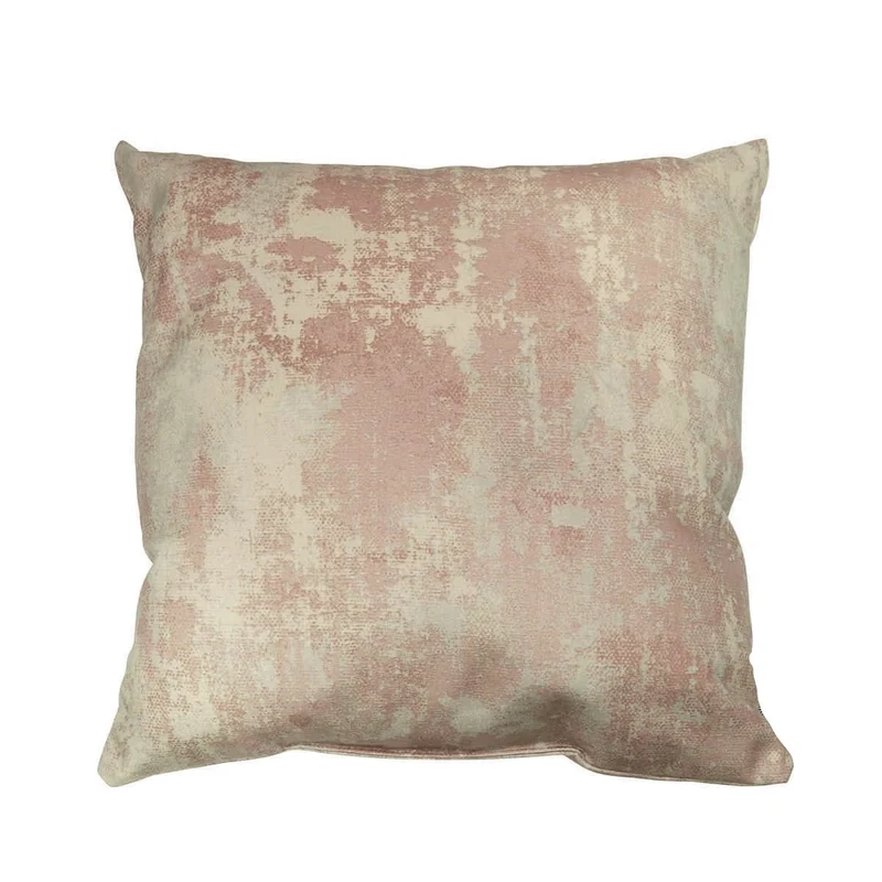 Pink Melange Abstract Decorative Velvet Cushion 40x40cm+