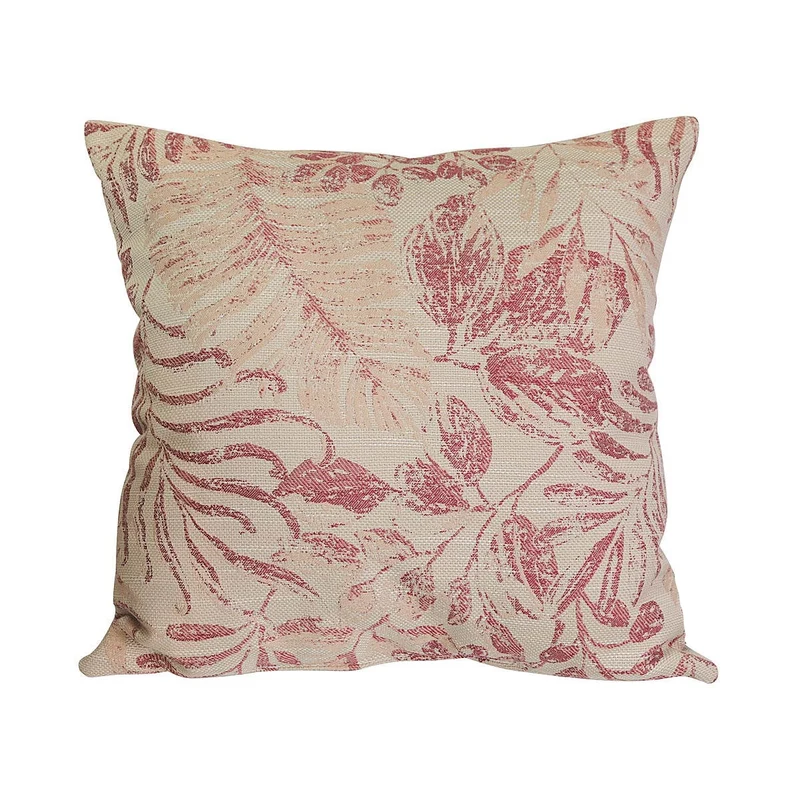 Red Floral Decorative Cushion 45x45cm+