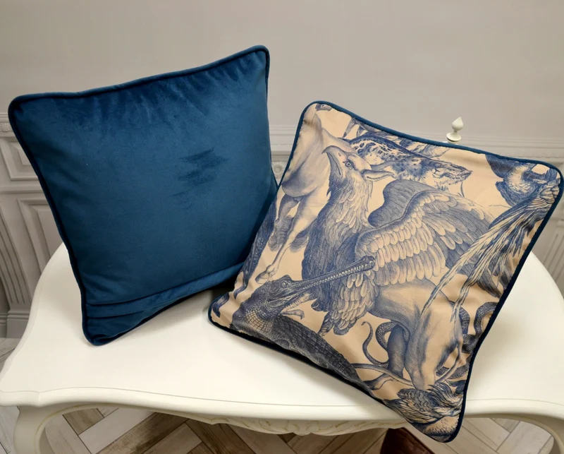 Quirky Animals Decorative Cushion 45x45cm+ Piped