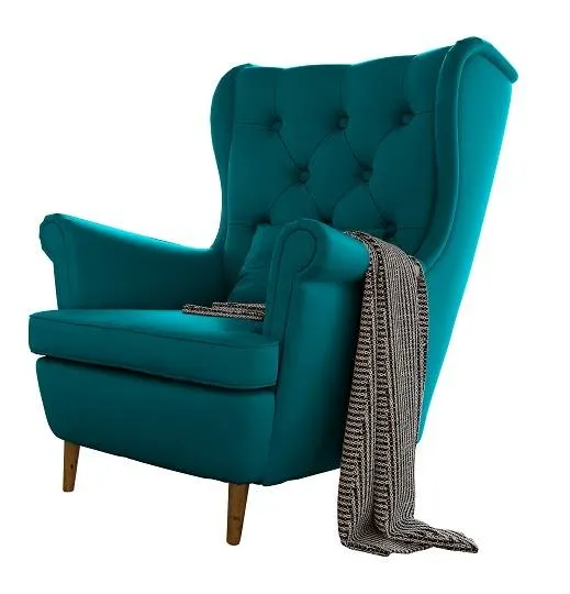 Turqouise Blue Matt Velvet