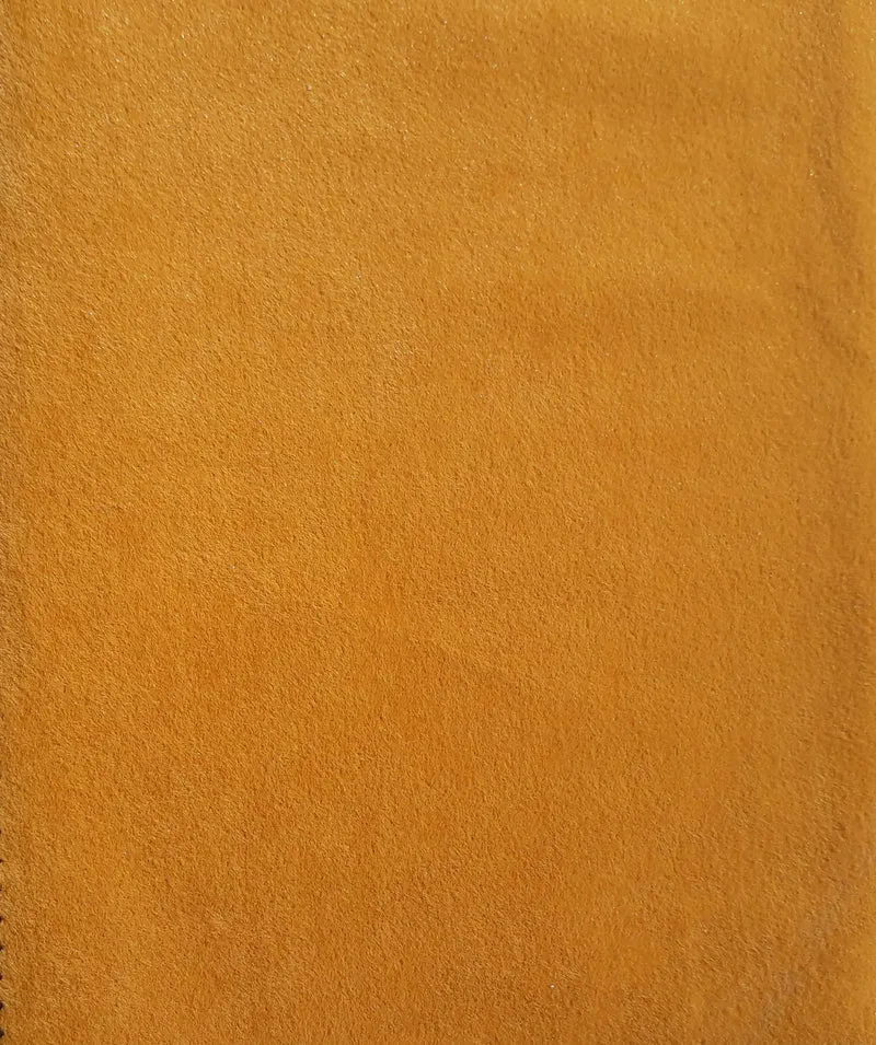 Mustard Yellow Matt Velvet