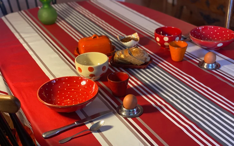 NAPPE ENDUITE "ARBONA" - Rouge