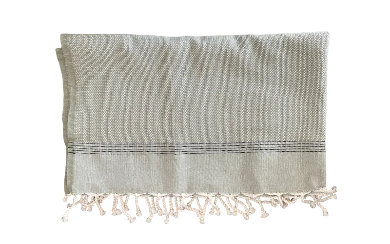 FOUTAS À FRANGES - Kaki