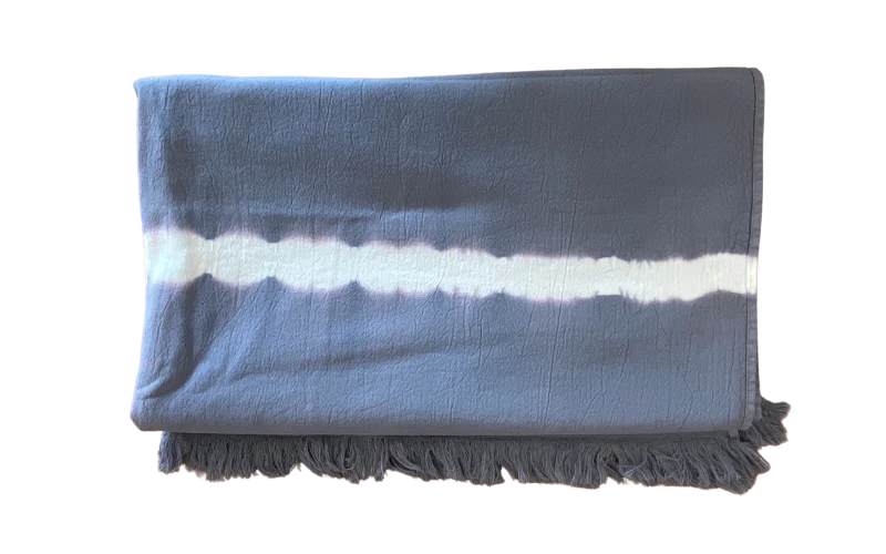 FOUTAS À FRANGES - Tie & Dye - grise