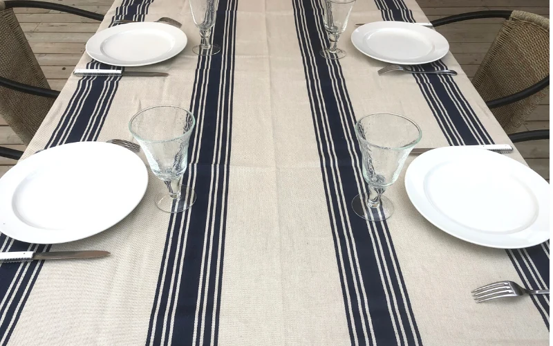 NAPPE ENDUITE "effet METIS" - Rayures bleues