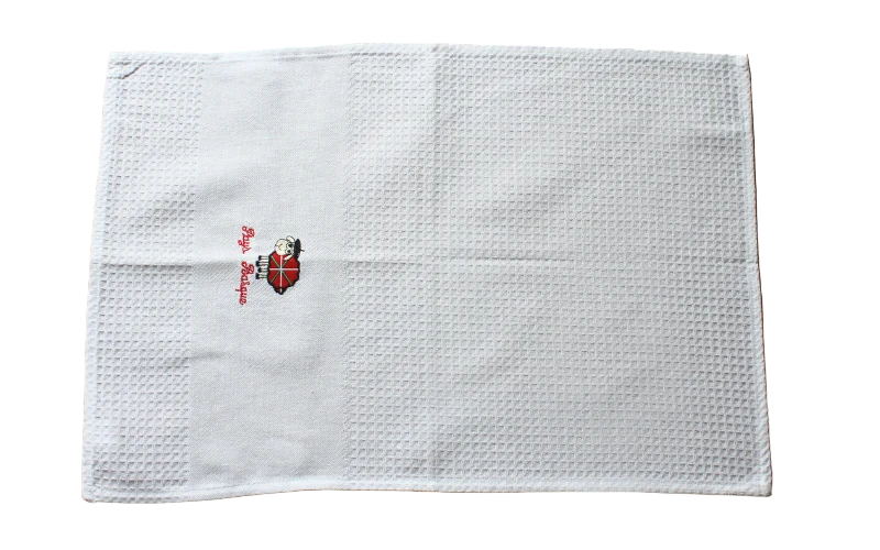 TORCHON "ERLEAK" - 3 broderies au choix