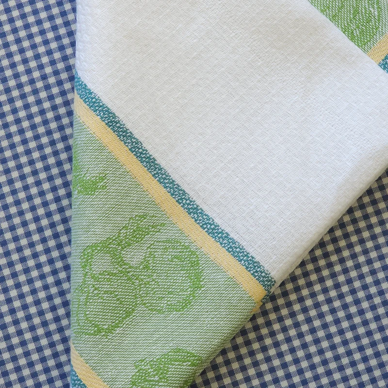 Tissu pour Linge à Vaisselle | Lin & Coton | Légumes