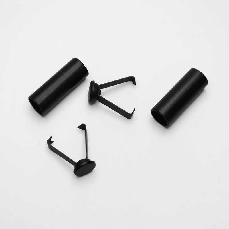 Embouts de cordon en métal | 2 pièces | 6 mm