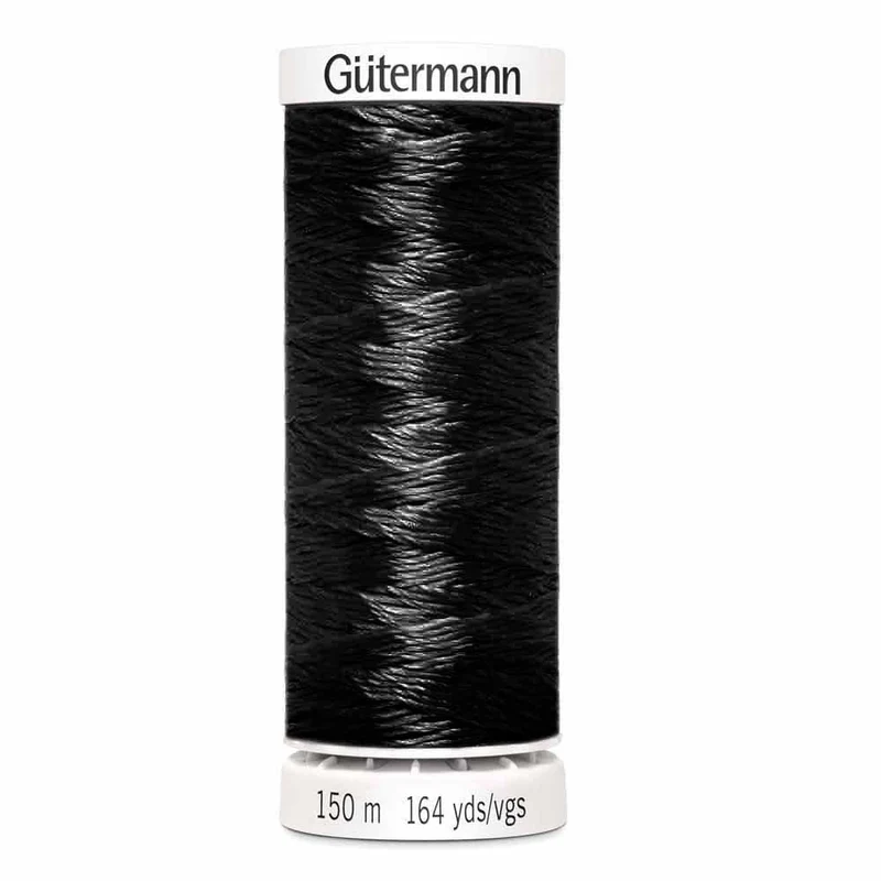 Gütermann | Fil de Nylon Invisible | 150 m | #000 | Noir